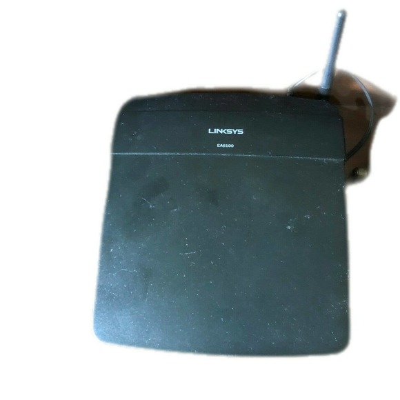 Linksys Black EA6100 Dual Band Smart Wi-Fi Router Power Cord Wireless Network - Picture 2 of 7